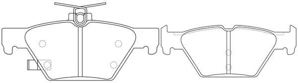 Brake Pad Set, disc brake (FP1808)