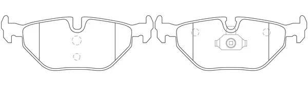 Brake Pad Set, disc brake (FP0396)