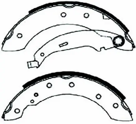 Brake Shoe Set (FT1075)