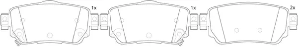 Brake Pad Set, disc brake (FP1738)