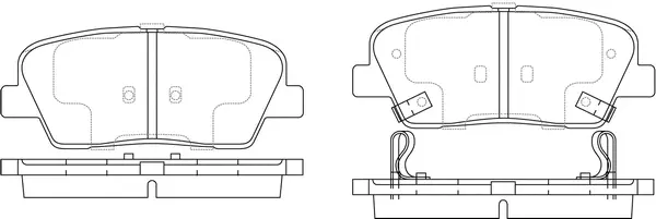 Brake Pad Set, disc brake (FP1284)