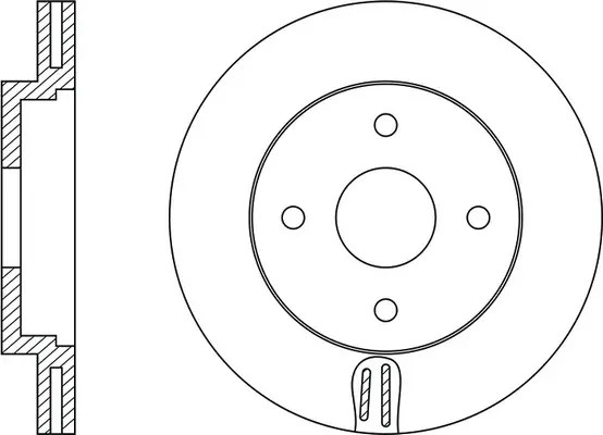 Brake Disc (FR0182V)