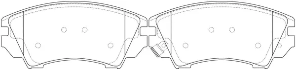 Brake Pad Set, disc brake (FP1404)