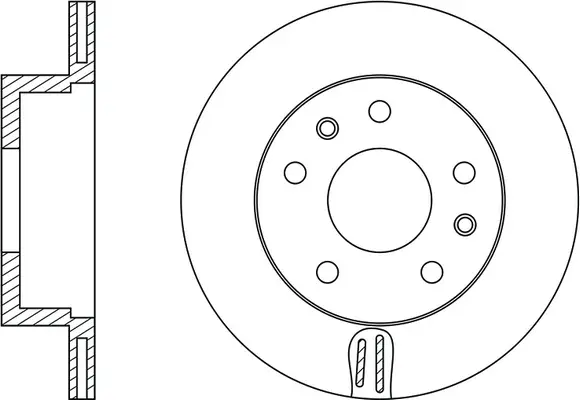 Brake Disc (FR0177V)