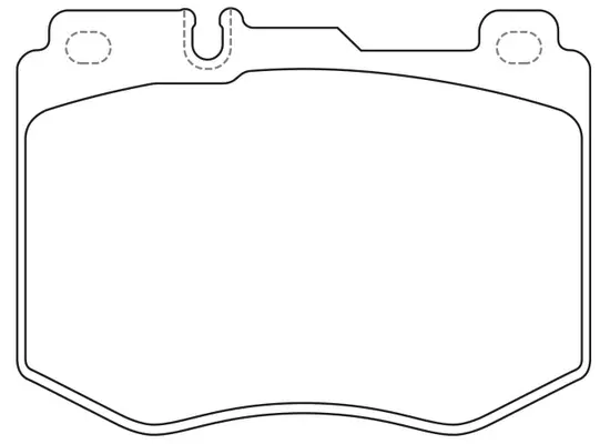 Brake Pad Set, disc brake (FP1796)
