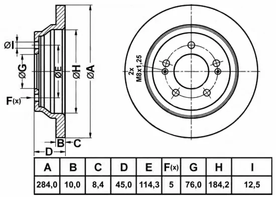 Brake Disc (FR1074)