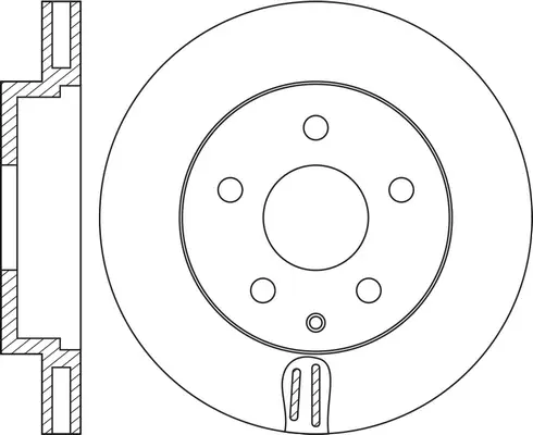 Brake Disc (FR0668V)
