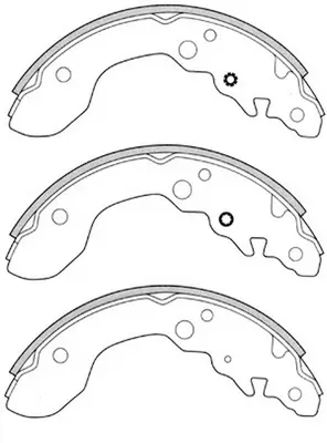 Brake Shoe Set (FT0710)