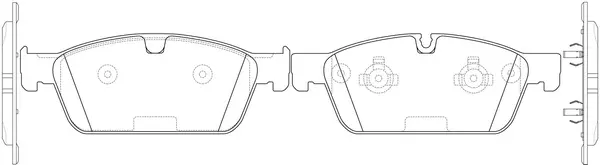 Brake Pad Set, disc brake (FP1636)