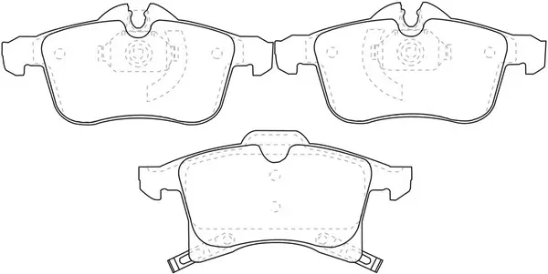 Brake Pad Set, disc brake (FP1361)
