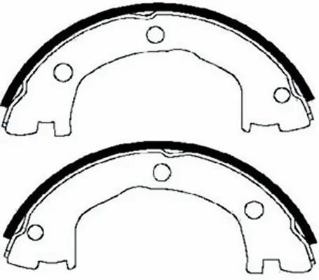 Brake Shoe Set, parking brake (FT1063)