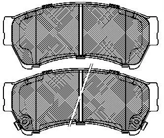 Brake Pad Set, disc brake (FP1164)