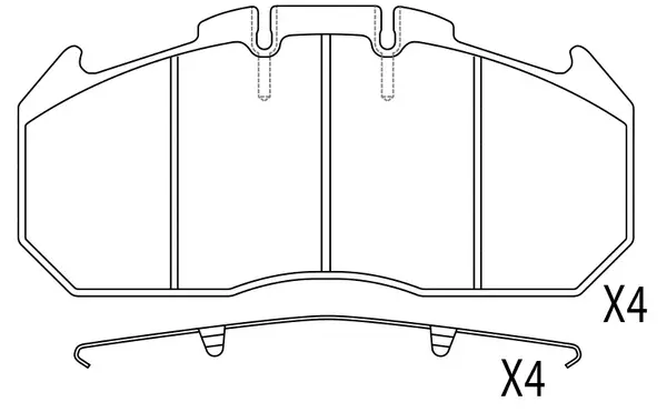 Brake Pad Set, disc brake (FP1310)