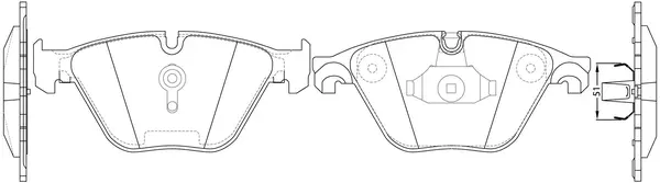 Brake Pad Set, disc brake (FP1505)