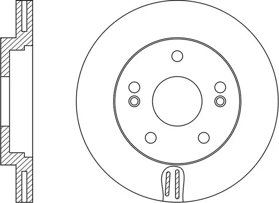 Brake Disc (FR0654V)