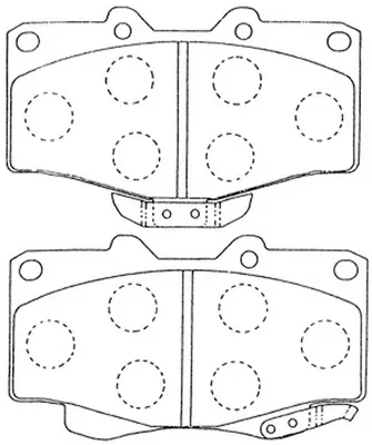 Brake Pad Set, disc brake (FP0436)
