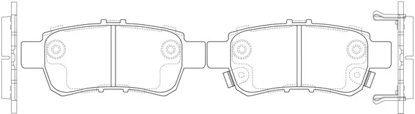 Brake Pad Set, disc brake (FP1088)