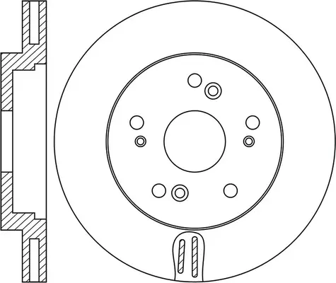 Brake Disc (FR0755V)
