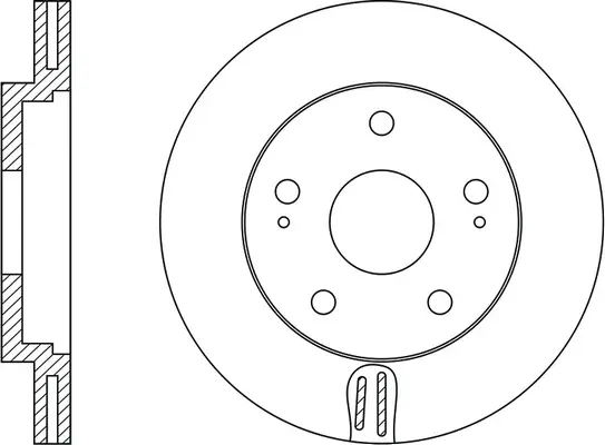 Brake Disc (FR0513V)
