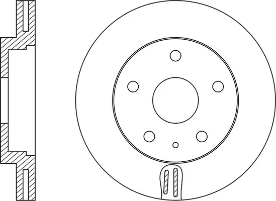 Brake Disc (FR0622V)