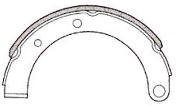 Brake Shoe Set, parking brake (FT3288)