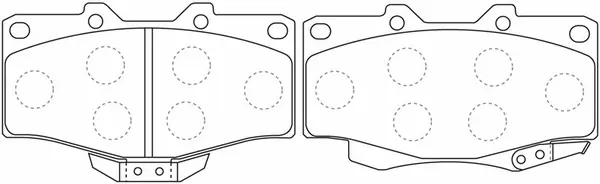 Brake Pad Set, disc brake (FP1436)