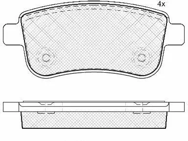 Brake Pad Set, disc brake (FP3353)