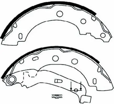 Brake Shoe Set (FT3072)