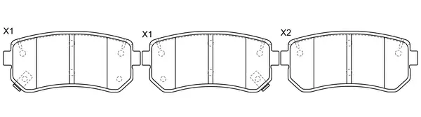 Brake Pad Set, disc brake (FP1157)