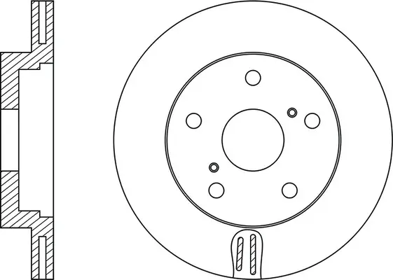 Brake Disc (FR0180V)