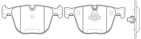 Brake Pad Set, disc brake (FP0919)