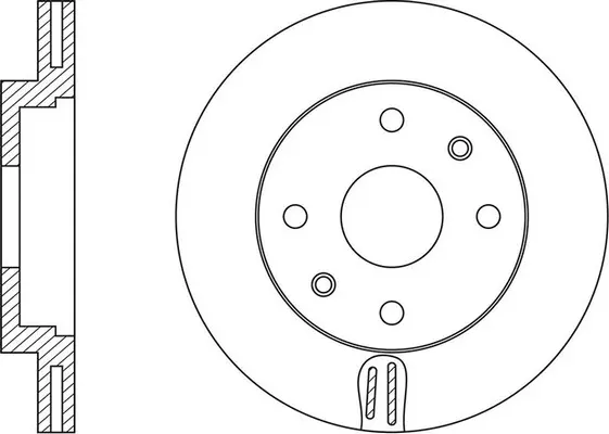 Brake Disc (FR0675V)
