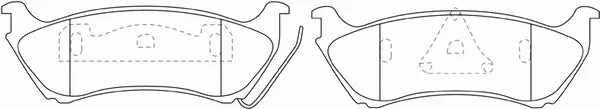 Brake Pad Set, disc brake (FP0761)