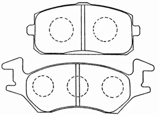 Brake Pad Set, disc brake (FP0180)