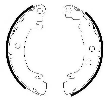 Brake Shoe Set (FT3044)