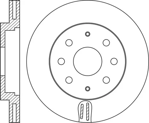 Brake Disc (FR0697V)