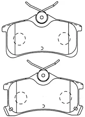 Brake Pad Set, disc brake (FP1044)