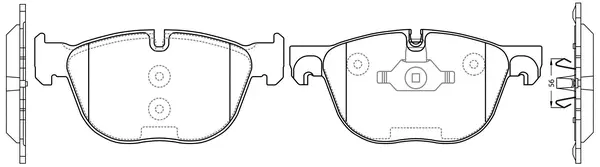 Brake Pad Set, disc brake (FP1294)