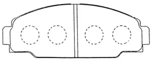 Brake Pad Set, disc brake (FP0125)