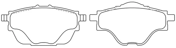Brake Pad Set, disc brake (FP2311)