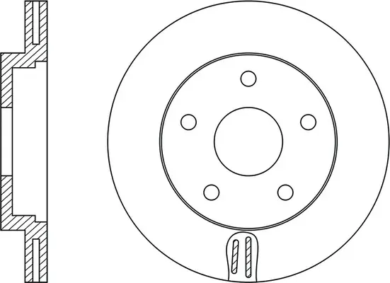 Brake Disc (FR0195V)
