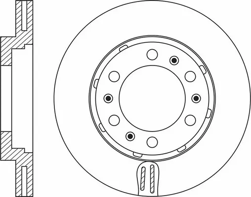 Brake Disc (FR0786V)