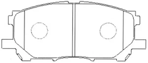 Brake Pad Set, disc brake (FP1005)