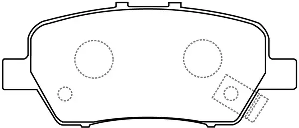Brake Pad Set, disc brake (FP8188)