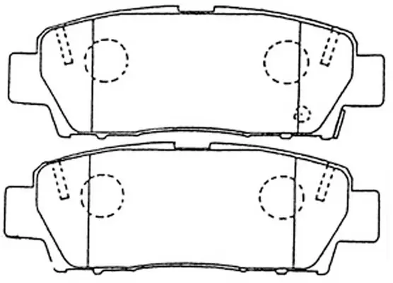 Brake Pad Set, disc brake (FP0672)