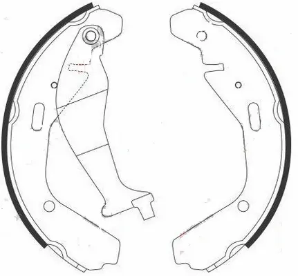 Brake Shoe Set (FT9340)
