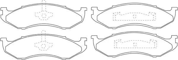 Brake Pad Set, disc brake (FP0477)
