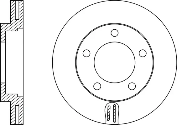 Brake Disc (FR0580V)