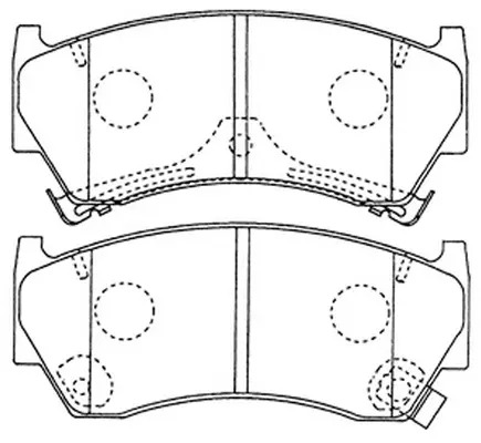 Brake Pad Set, disc brake (FP0668)