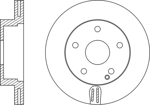 Brake Disc (FR0725V)